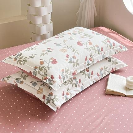 91家纺网 家纺一手货源 找家纺 2023新款全棉枕套（与已发布直角床单同款） 沁香