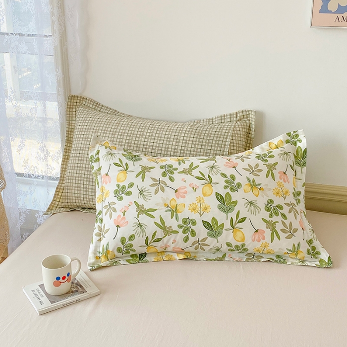 91家纺网 家纺一手货源 找家纺 2023新款全棉枕套（与已发布直角床单同款） 芭提雅【AB版床单共用枕套图】