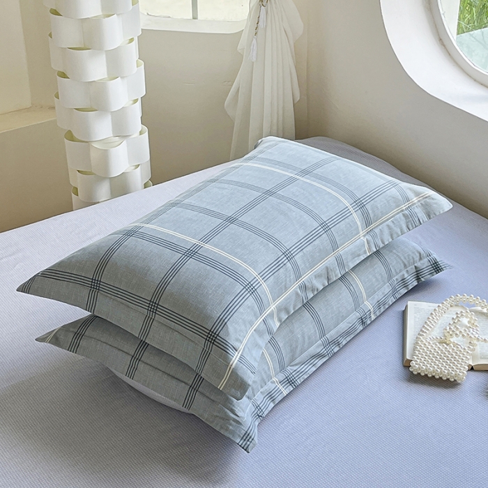 91家纺网 家纺一手货源 找家纺 2023新款全棉枕套（与已发布直角床单同款） 北欧格