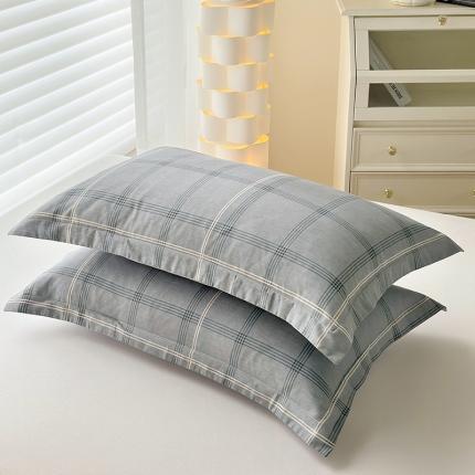 2023新款全棉枕套（与已发布直角床单同款） 北欧格