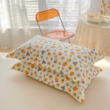 2023新款全棉枕套（与已发布直角床单同款） 草莓派