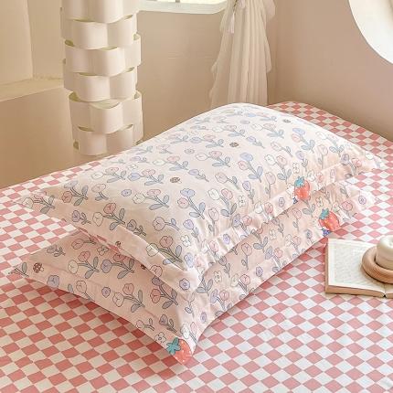 2023新款全棉枕套（与已发布直角床单同款） 蜜糖花语【AB版床单共用枕套图】