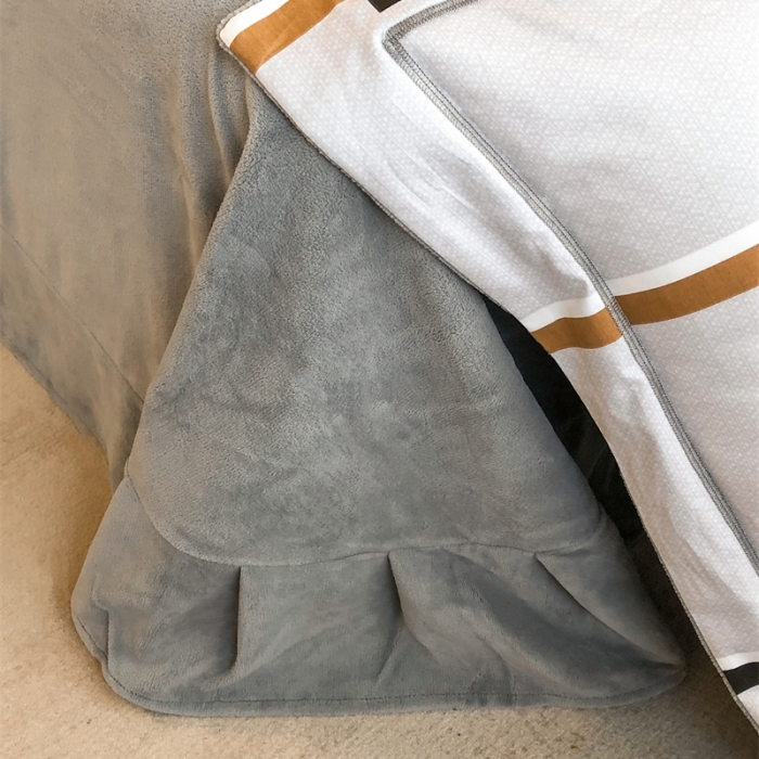 91家纺网 家纺一手货源 找家纺 大宽边A纯棉B牛奶绒四件套133*72全棉加绒法兰宝宝兔绒水晶 奔奔象