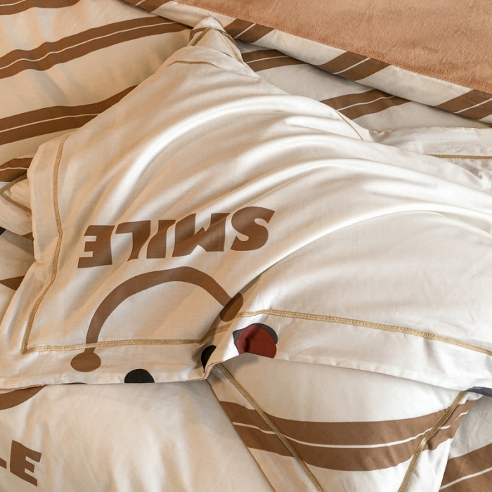 91家纺网 家纺一手货源 找家纺 大宽边A纯棉B牛奶绒四件套133*72全棉加绒法兰宝宝兔绒水晶 宠爱