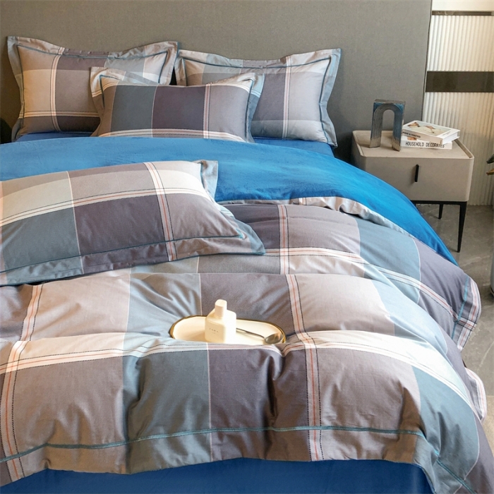 91家纺网 家纺一手货源 找家纺 大宽边A纯棉B牛奶绒四件套133*72全棉加绒法兰宝宝兔绒水晶 嘉宇格