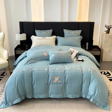 91家纺网 家纺一手货源 找家纺 （总）家居1号家纺 2024新款海莉全棉磨毛四件套