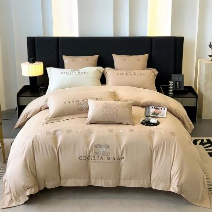 91家纺网 家纺一手货源 找家纺 （总）家居1号家纺 2024新款海莉全棉磨毛四件套