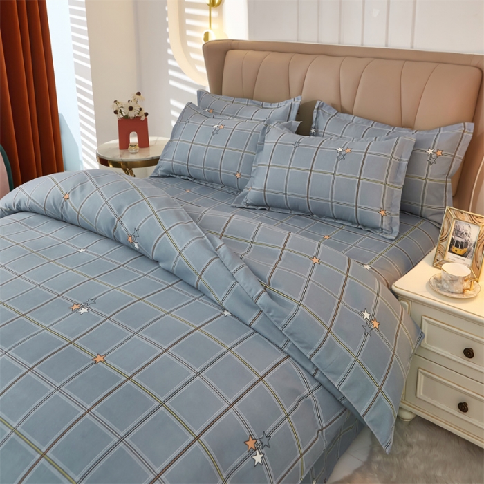 91家纺网 家纺一手货源 找家纺 爱一个家 2024新款植物羊绒四件套 德鲁斯