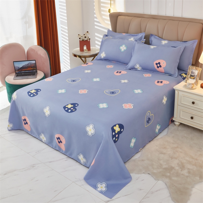 91家纺网 家纺一手货源 找家纺 爱一个家 2024新款植物羊绒四件套 桃心密码