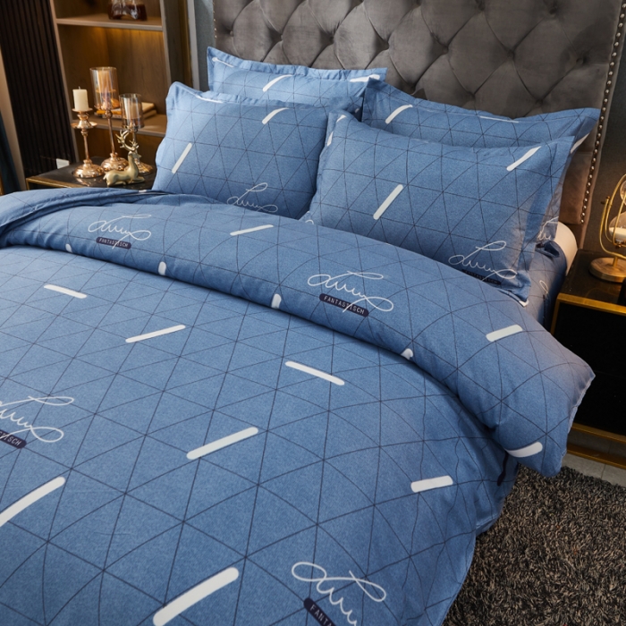 91家纺网 家纺一手货源 找家纺 爱一个家 2023新款植物羊绒单被套 唯美生活