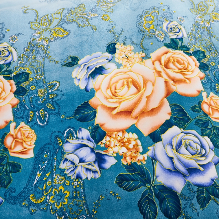 91家纺网 家纺一手货源 找家纺 爱一个家 2023新款植物羊绒单被套 素雅风情