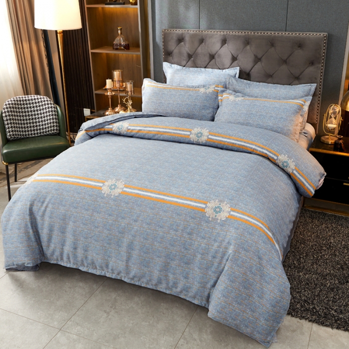 91家纺网 家纺一手货源 找家纺 爱一个家 2023新款植物羊绒单被套 挚爱永恒