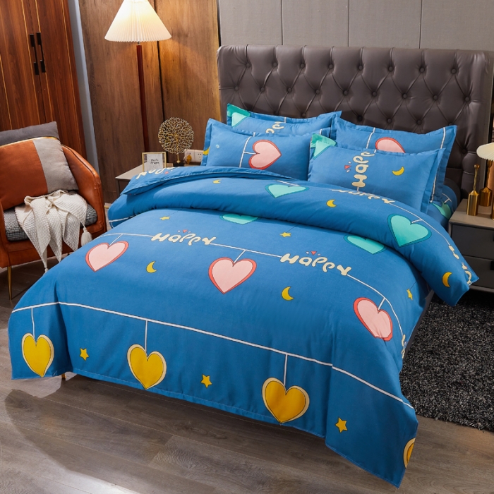 91家纺网 家纺一手货源 找家纺 爱一个家 2023新款植物羊绒单被套 欢瑞