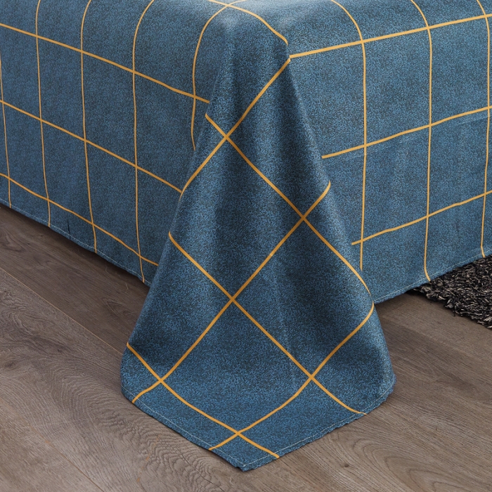 91家纺网 家纺一手货源 找家纺 爱一个家 2023新款植物羊绒单被套 格利小镇