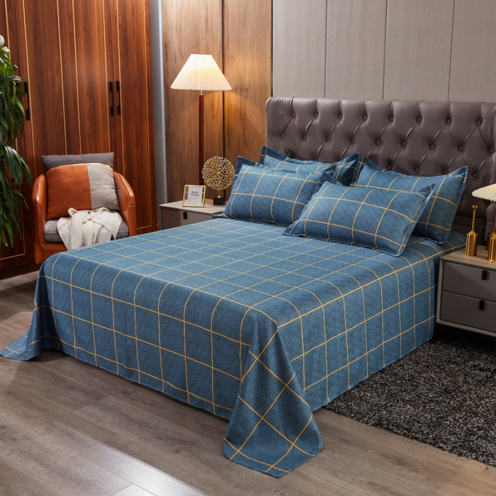 91家纺网 家纺一手货源 找家纺 爱一个家 2023新款植物羊绒单被套 格利小镇