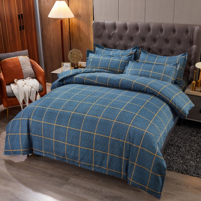 91家纺网 家纺一手货源 找家纺 爱一个家 2023新款植物羊绒单被套 格利小镇