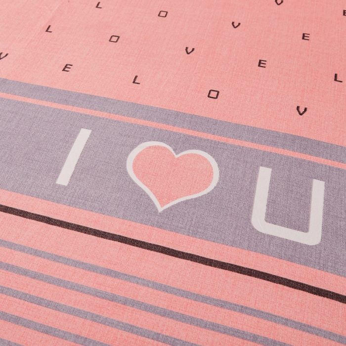 91家纺网 家纺一手货源 找家纺 爱一个家 2023新款植物羊绒单被套 爱之言