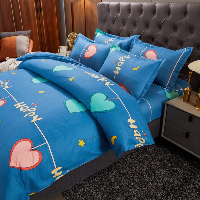 91家纺网 家纺一手货源 找家纺 爱一个家 2023新款植物羊绒单被套 欢瑞