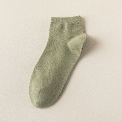 91家纺网 家纺一手货源 找家纺 【新款女士纯色船袜】新日式无印全棉女士良品隐形纯色棉袜透气女袜