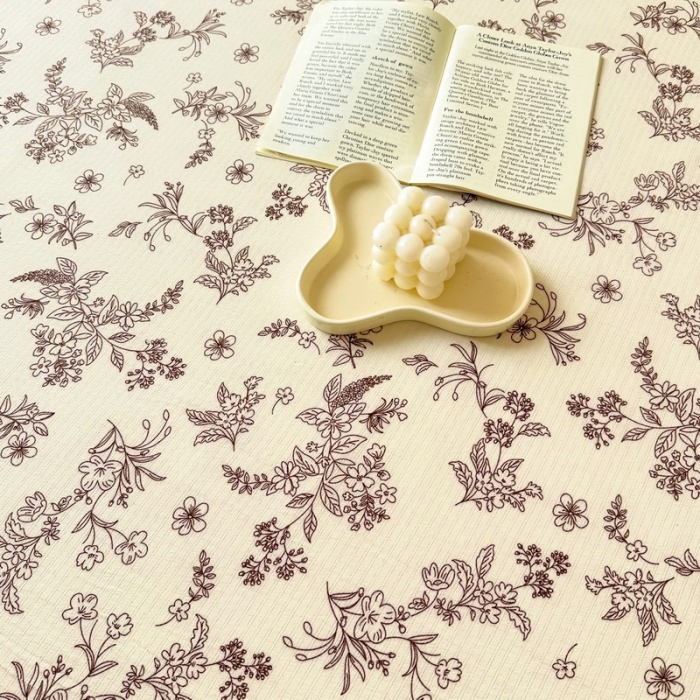 91家纺网 家纺一手货源 找家纺 火星时代 2023新款A类有氧提花小竺棉床单水洗棉粗布床单三件套 花语