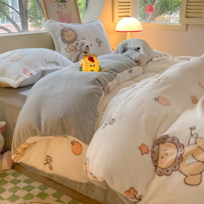 91家纺网 家纺一手货源 找家纺 （总）慕尚 2025新款5D雪花绒单品系列-单被套