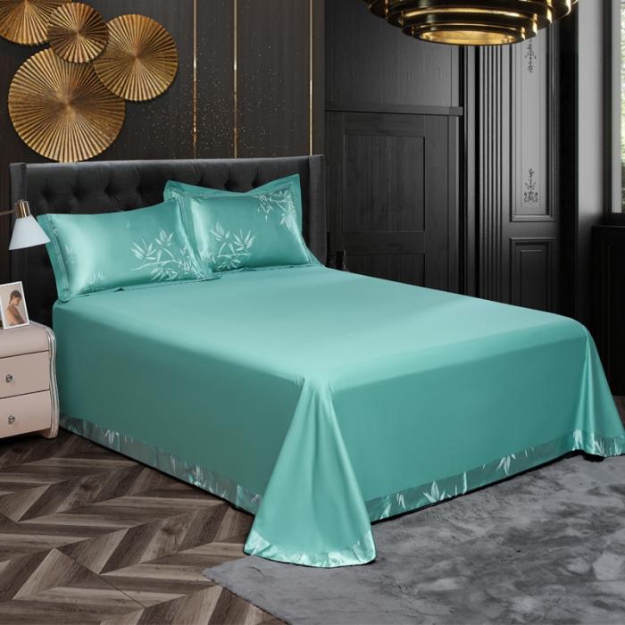 91家纺网 家纺一手货源 找家纺 天丝刺绣贡缎提花全棉四件套