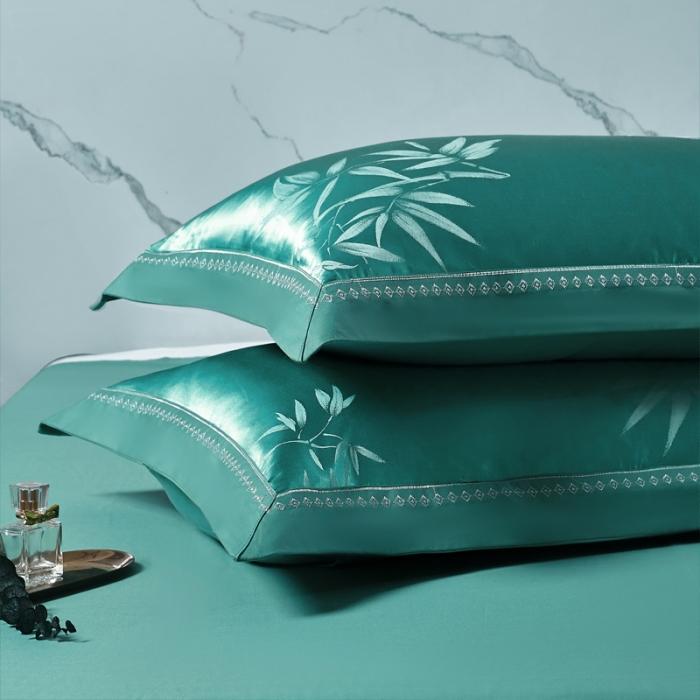 91家纺网 家纺一手货源 找家纺 天丝刺绣贡缎提花全棉四件套