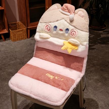 91家纺网 家纺一手货源 找家纺 （总）仟亿莱 2023新款晚安猫横条连体坐垫