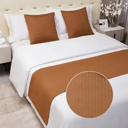 91家纺网 家纺一手货源 找家纺 总安力森/诚臻酒店用品 床尾巾纯色酒店专用床上用品搭巾床旗高端轻奢民宿宾馆简约床盖 不接受退货