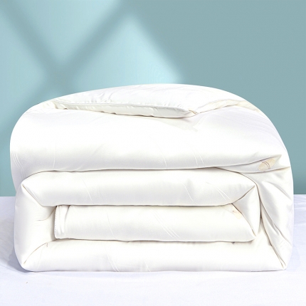 91家纺网 家纺一手货源 找家纺 蝴桐家纺 超柔竹棉双宫桑蚕丝被二合一子母被 夏凉被 春秋被 加厚冬被 四季被 婚庆被子