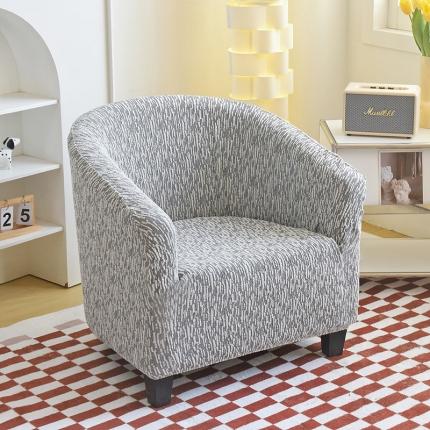 91家纺网 家纺一手货源 找家纺 （总）启博家纺 2023新款高奢浮雕提花系列半圆卡座单人沙发套