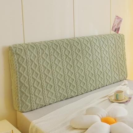 91家纺网 家纺一手货源 找家纺 （总）启博家纺 2023新款简约提花绒床头罩