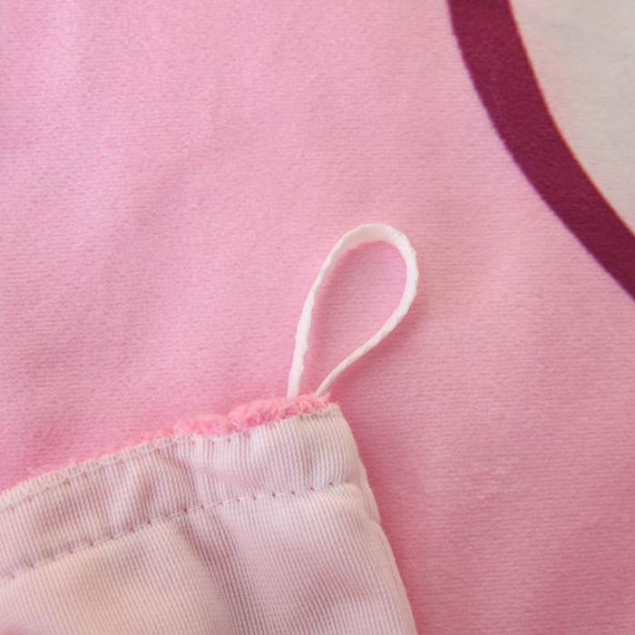 91家纺网 家纺一手货源 找家纺 ds生活馆2025新款大版卡通水晶牛奶珊瑚绒单被套三四件套 彩虹小马