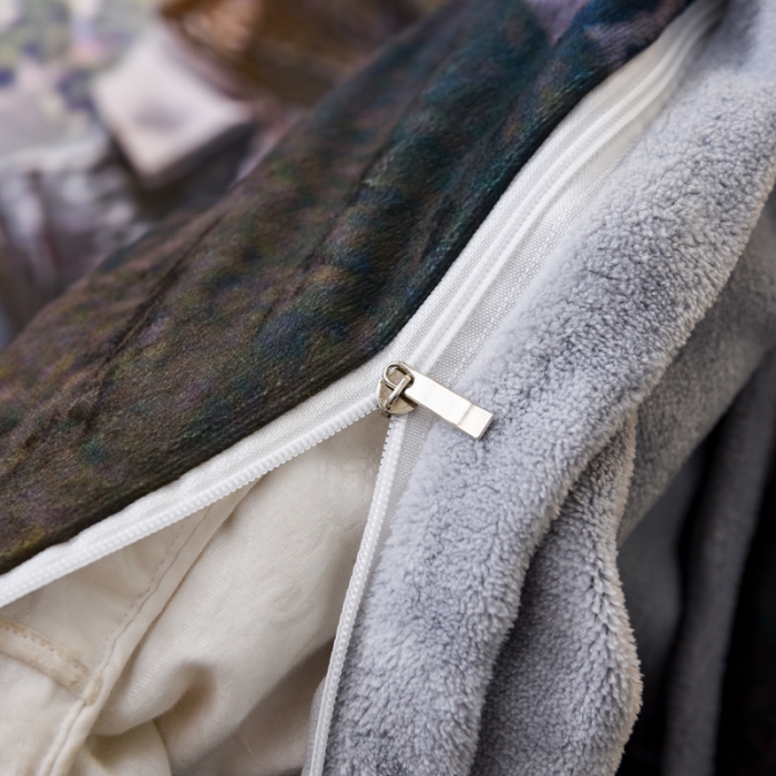 91家纺网 家纺一手货源 找家纺 ds生活馆2025新款大版卡通水晶牛奶珊瑚绒单被套三四件套 兄弟联盟