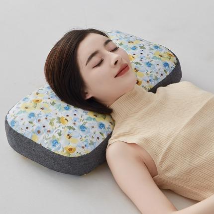 91家纺网 家纺一手货源 找家纺 （总）乐可 2023新款全棉碎花面包荞麦枕 枕头枕芯