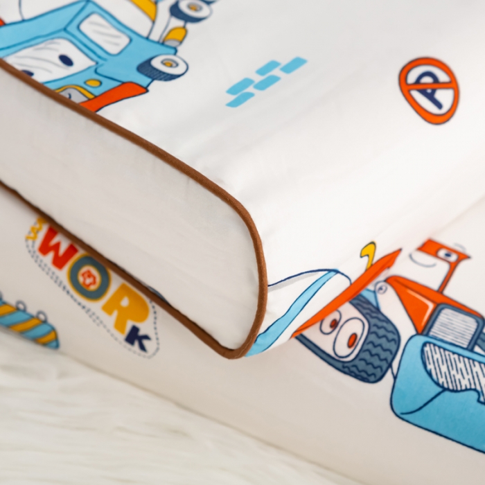 91家纺网 家纺一手货源 找家纺 萌番宝 2023新款A类60支全棉卡通儿童乳胶枕幼儿园枕午睡枕 乐挖挖