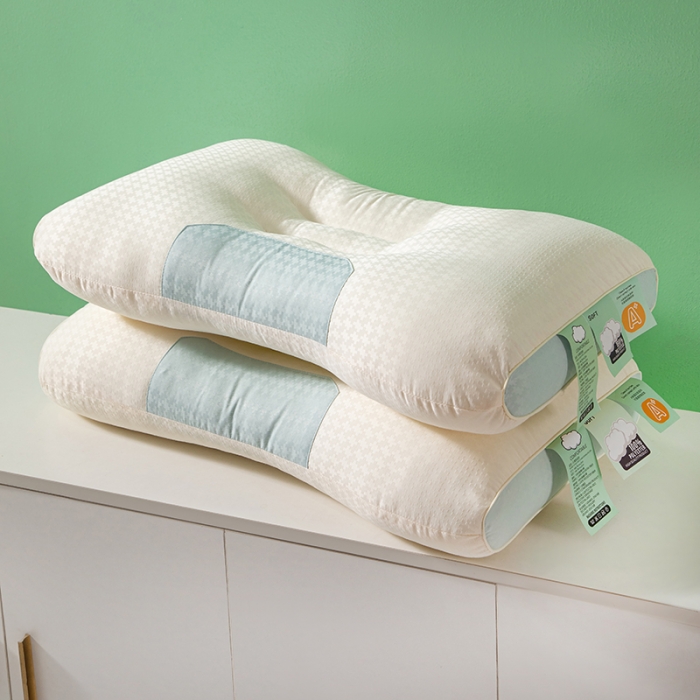 91家纺网 家纺一手货源 找家纺 （总）爱来伊家纺 2023新款针织云朵舒适按摩枕枕头枕芯