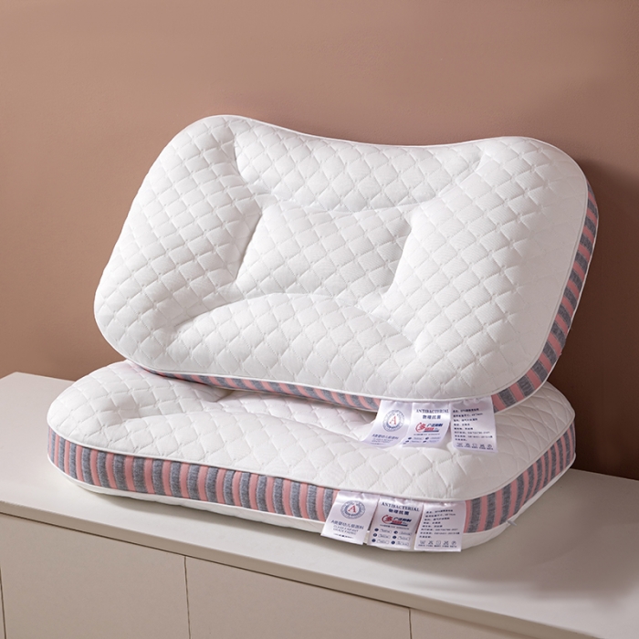 91家纺网 家纺一手货源 找家纺 爱来伊家纺 2023新款SPA深睡记忆枕护颈枕枕头枕芯 SPA深睡记忆枕-粉