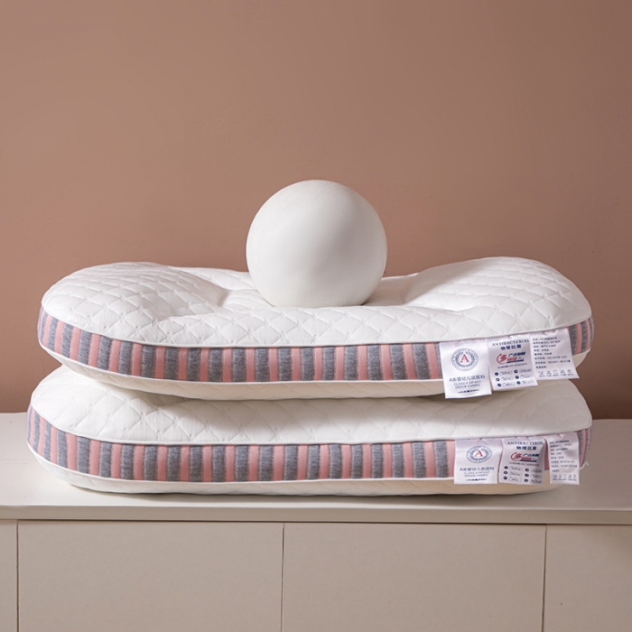 91家纺网 家纺一手货源 找家纺 爱来伊家纺 2023新款SPA深睡记忆枕护颈枕枕头枕芯 SPA深睡记忆枕-粉