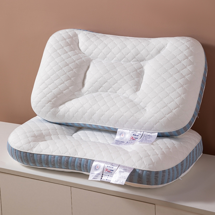 91家纺网 家纺一手货源 找家纺 爱来伊家纺 2023新款SPA深睡记忆枕护颈枕枕头枕芯 SPA深睡记忆枕-蓝