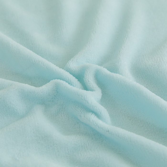 91家纺网 家纺一手货源 找家纺 慕澄家纺 2023新款纯色牛奶绒加厚保暖多功能床单盖毯 床单-纯蓝