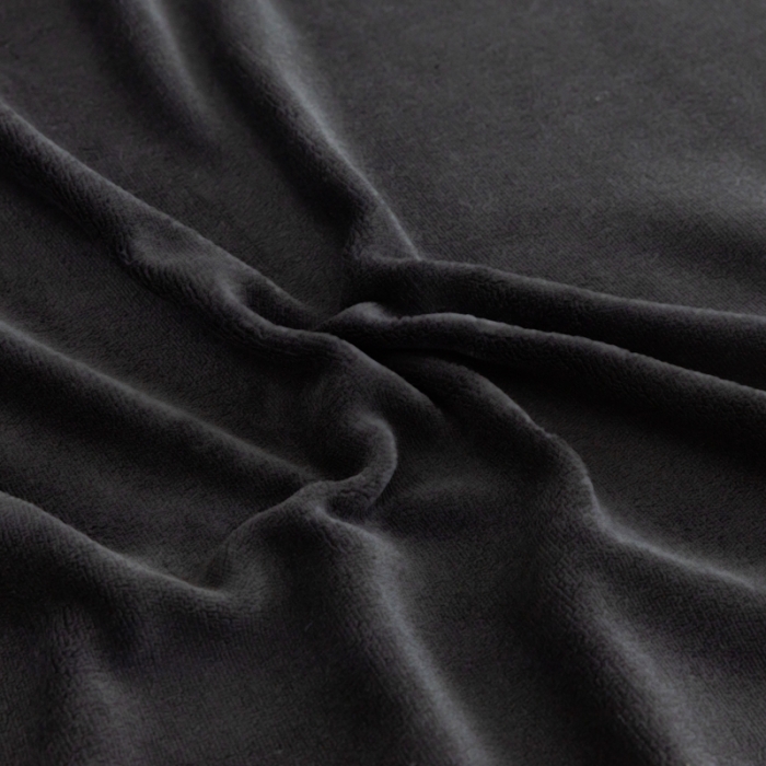 91家纺网 家纺一手货源 找家纺 慕澄家纺 2023新款纯色牛奶绒加厚保暖多功能床单盖毯 床单-黑金