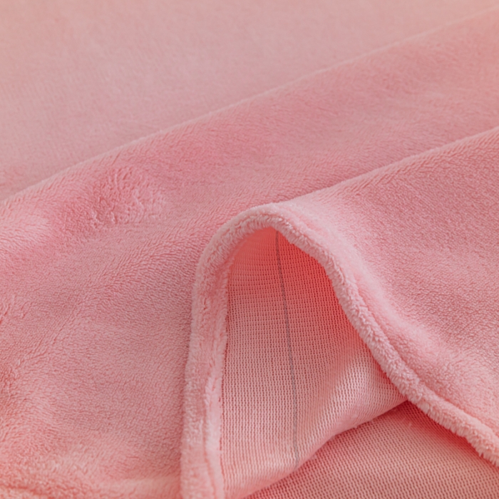 91家纺网 家纺一手货源 找家纺 慕澄家纺 2023新款纯色牛奶绒加厚保暖多功能床单盖毯 床单-桃粉