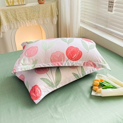 91家纺网 家纺一手货源 找家纺 （总2）漫仙阁家纺 2023新款亲肤棉芦荟棉单品枕套一对