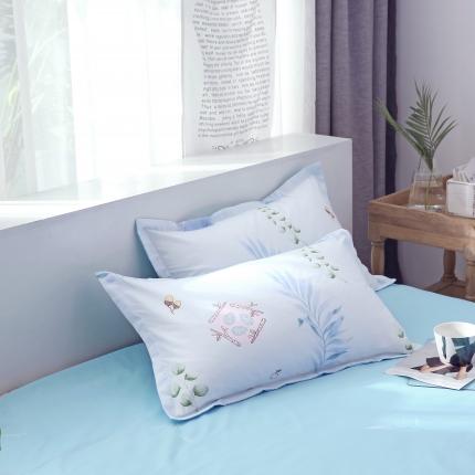 91家纺网 家纺一手货源 找家纺 （总2）漫仙阁家纺 2023新款亲肤棉芦荟棉单品枕套一对