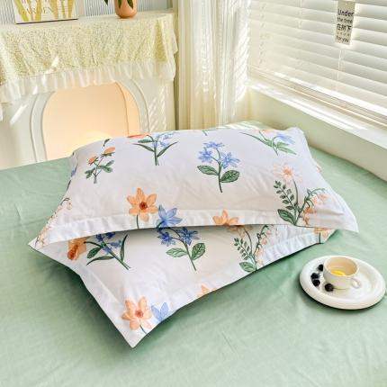 91家纺网 家纺一手货源 找家纺 （总2）漫仙阁家纺 2023新款亲肤棉芦荟棉单品枕套一对