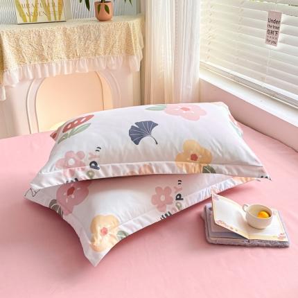 91家纺网 家纺一手货源 找家纺 （总2）漫仙阁家纺 2023新款亲肤棉芦荟棉单品枕套一对