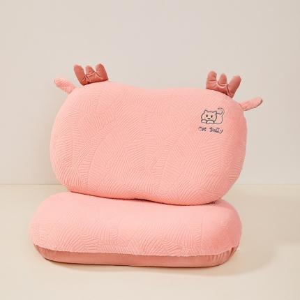 91家纺网 家纺一手货源 找家纺 (总) 芯辰 2024新款雕花绒猫肚枕记忆棉儿童枕枕头枕芯