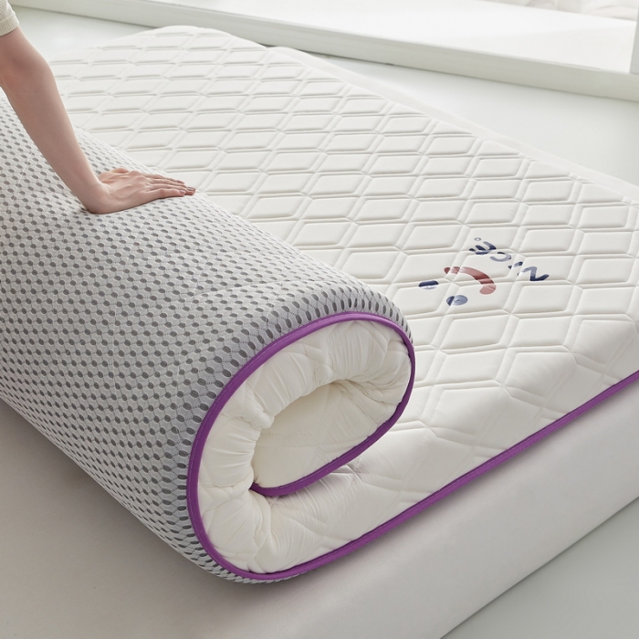 91家纺网 家纺一手货源 找家纺 （总）祁恋婷家居 2023新款A类专版乳胶记忆棉大豆床垫【床垫遮盖物】-款式二