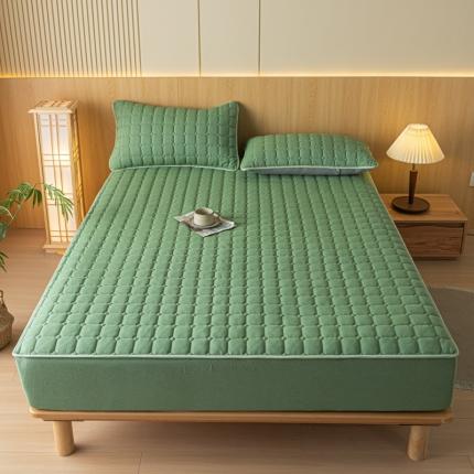 91家纺网 家纺一手货源 找家纺 （总）卡伦 2025新款A类纯棉水洗棉夹棉床笠